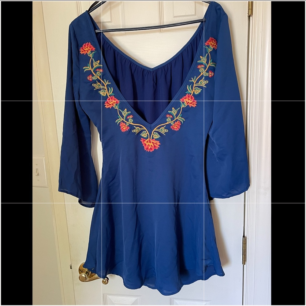 Sugar Lips Dress Blue Medium